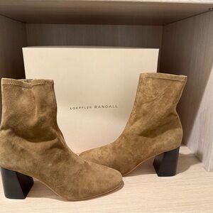 NWT Loeffler Randall Elise Cacao Stretch Bootie